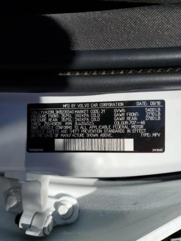 2019 VOLVO XC60 T6 IN LYVA22RL3KB235540