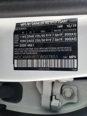 2020 MERCEDES-BENZ GLB 250 4M WDC4M4HB7LW007851