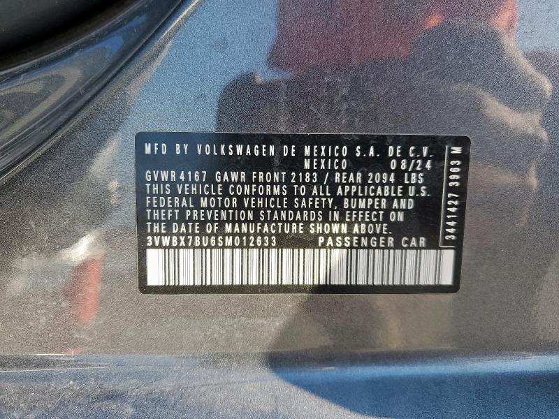 2025 VOLKSWAGEN JETTA SPOR 3VWBX7BU6SM012633