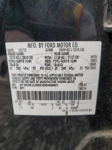 2013 FORD EDGE SEL #3259689385