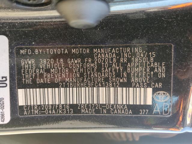 2015 TOYOTA COROLLA L - 2T1BURHE9FC413812