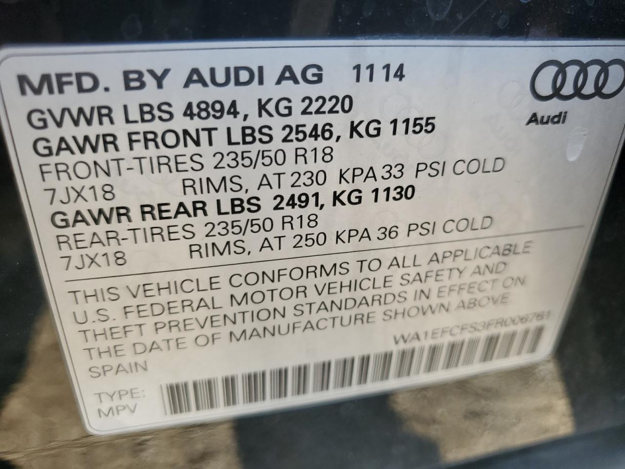 AUDI Q3 PREMIUM PLUS