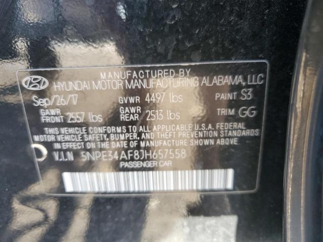 2018 HYUNDAI SONATA SPO 5NPE34AF8JH657558