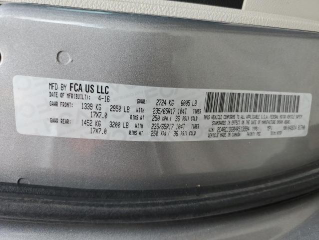 2017 CHRYSLER PACIFICA T 2C4RC1DG8HR513994