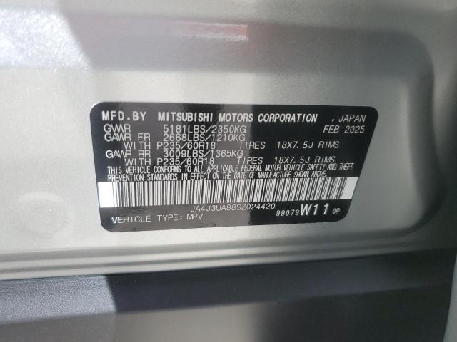 2025 MITSUBISHI OUTLANDER JA4J3UA88SZ024420
