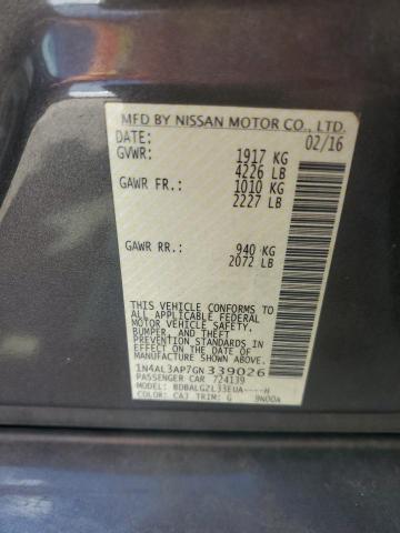 2016 NISSAN ALTIMA 2.5 - 1N4AL3AP7GN339026
