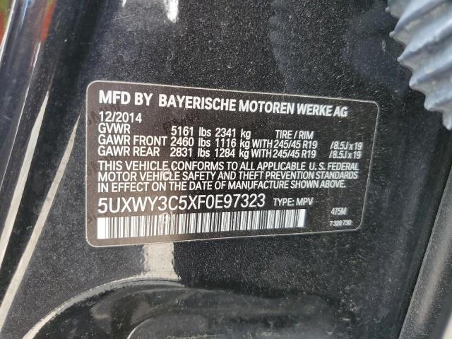 2015 BMW X3 XDRIVE28D 5UXWY3C5XF0E97323