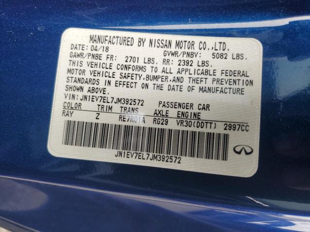 2018 INFINITI Q60 LUXE 300 JN1EV7EL7JM392572