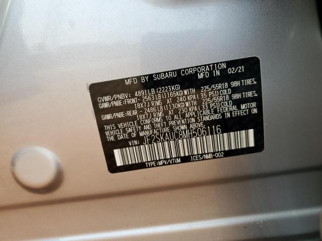 2021 SUBARU FORESTER L JF2SKAUC8MH506116
