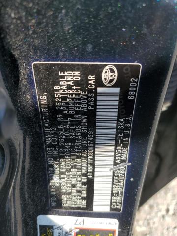 2013 TOYOTA CAMRY L - 4T1BF1FK8DU674591