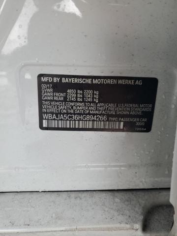2017 BMW 530 I WBAJA5C36HG894266