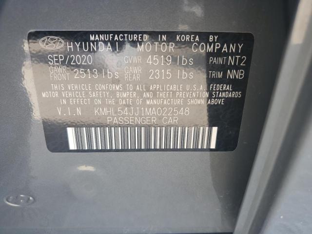 2021 HYUNDAI SONATA HYB - KMHL54JJ1MA022548