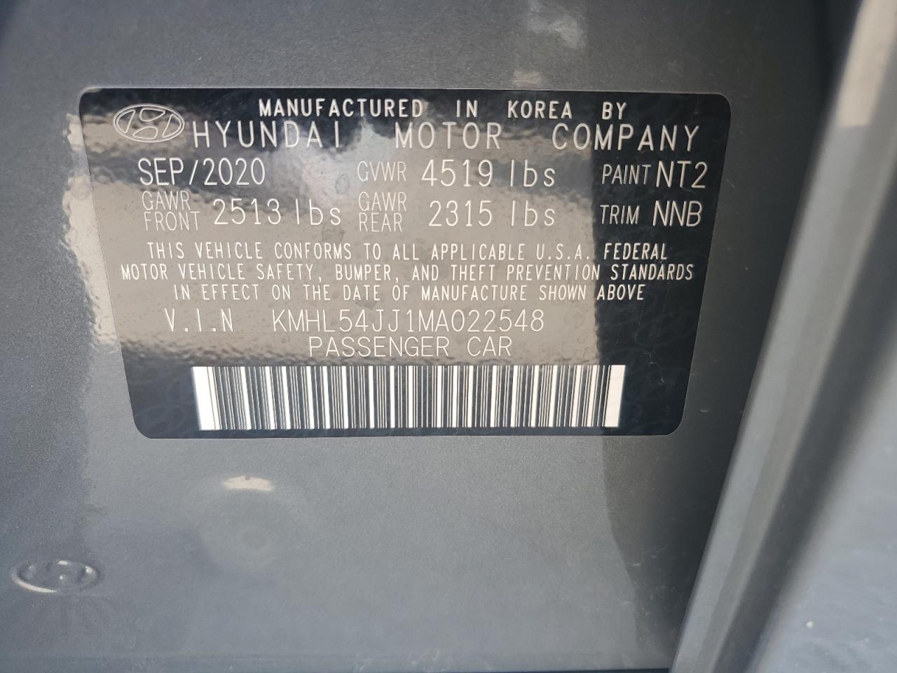 HYUNDAI SONATA HYBRID