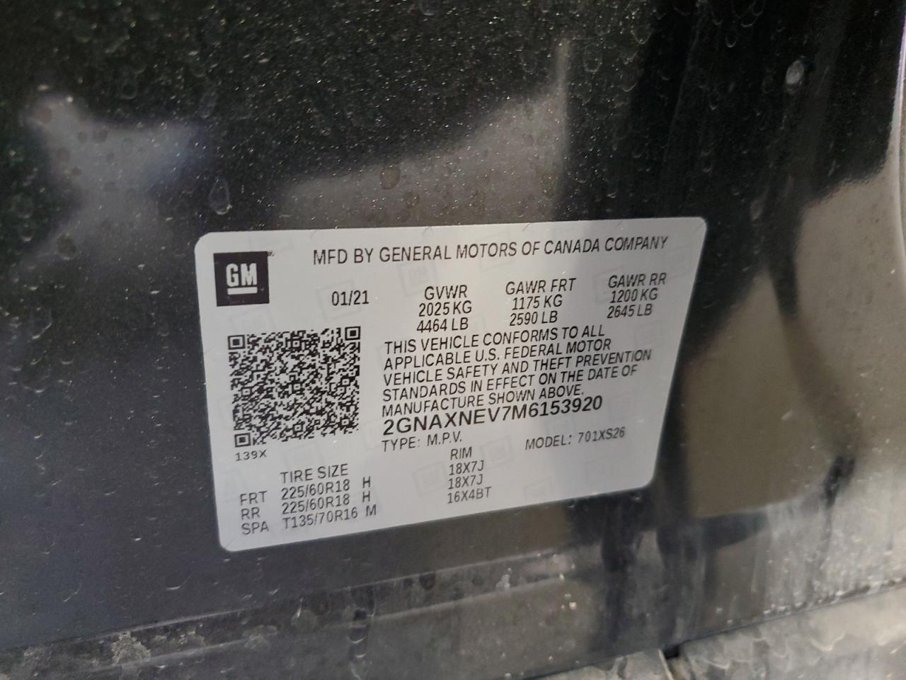 CHEVROLET EQUINOX PREMIER