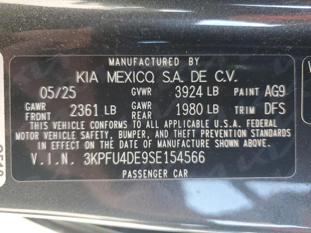 2025 KIA K4 EX #3280307955