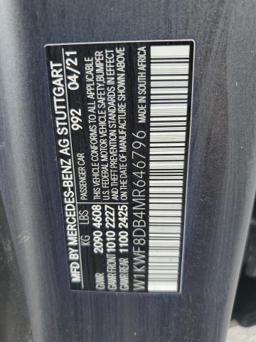 2021 MERCEDES-BENZ C 300 W1KWF8DB4MR646796