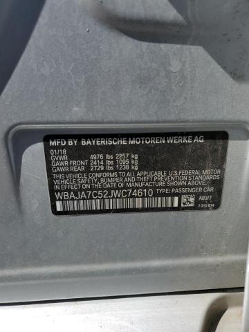 2018 BMW 530 XI WBAJA7C52JWC74610