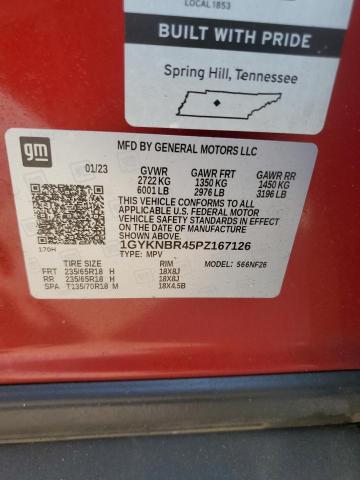 2023 CADILLAC XT5 LUXURY 1GYKNBR45PZ167126