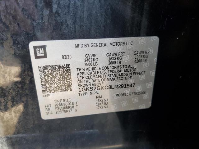 2020 GMC YUKON XL K 1GKS2GKC8LR291547