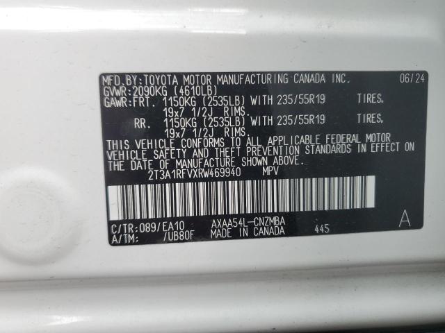 2024 TOYOTA RAV4 XLE PREMIUM 2T3A1RFVXRW469940