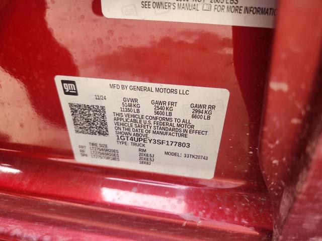2025 GMC SIERRA K25 1GT4UPEY3SF177803