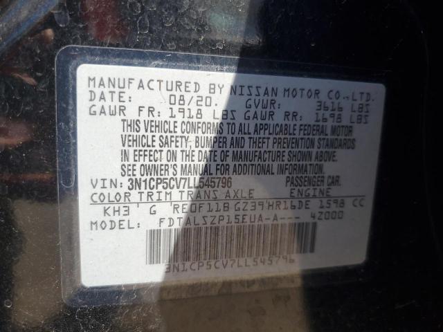 2020 NISSAN KICKS SV 3N1CP5CV7LL545796