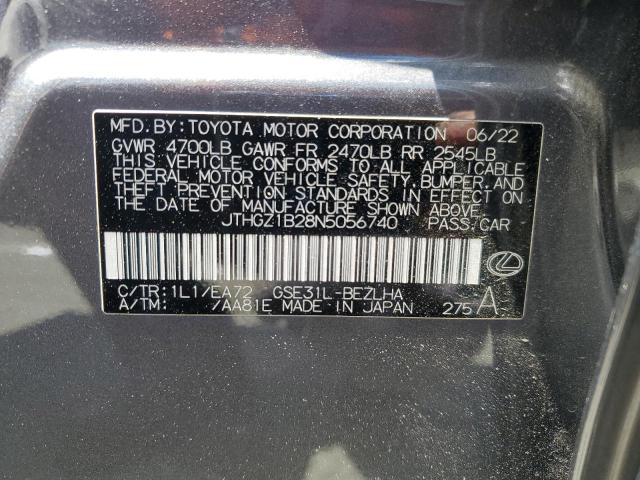 2022 LEXUS IS 350 F S JTHGZ1B28N5056740