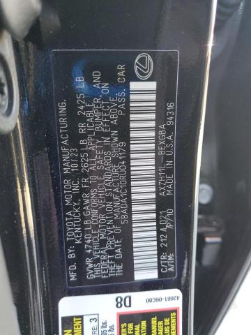 2024 LEXUS ES 300H BA 58ADA1C10RU041179