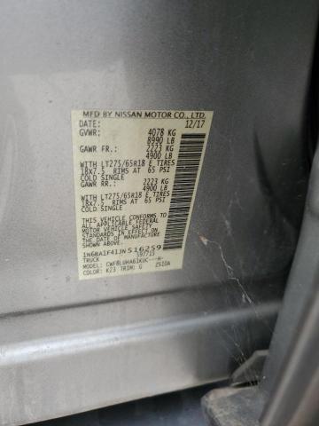 2018 NISSAN TITAN XD SL 1N6BA1F41JN516259