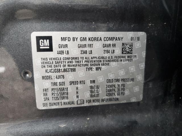 2018 BUICK ENCORE ESS KL4CJGSB1JB637898