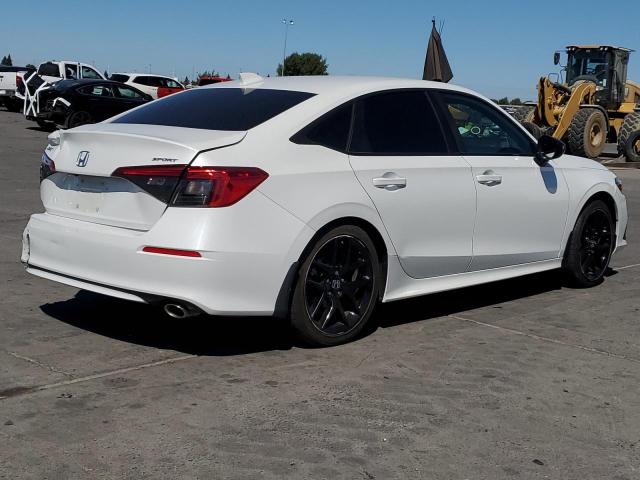 HONDA CIVIC SPOR 2022 white  gas 2HGFE2F54NH525867 photo #4