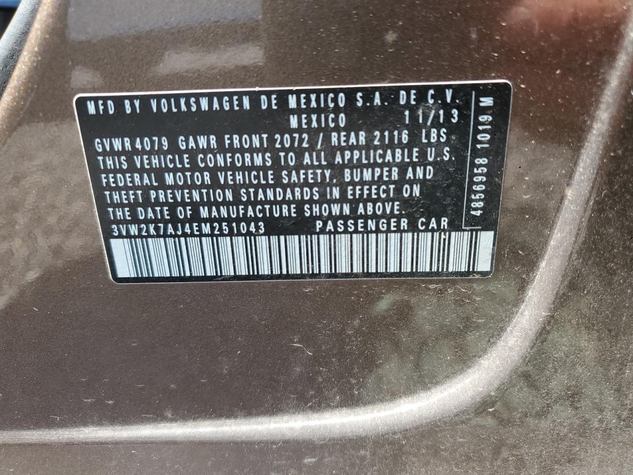 VOLKSWAGEN JETTA BASE