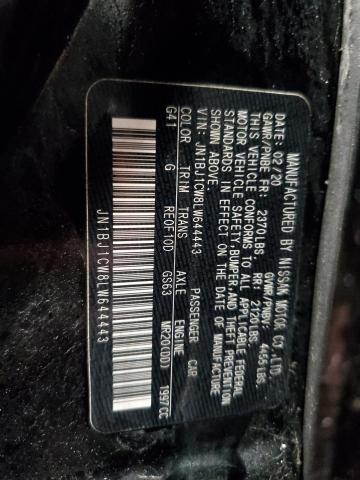 2020 NISSAN ROGUE SPOR - JN1BJ1CW8LW644443