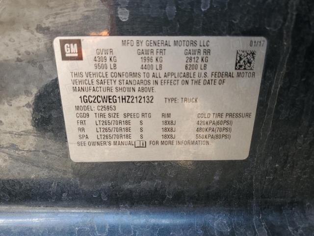 2017 CHEVROLET SILVERADO C2500 HEAVY DUTY LTZ 1GC2CWEG1HZ212132