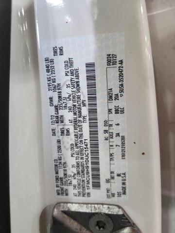 2013 FORD ESCAPE SEL #3283986828