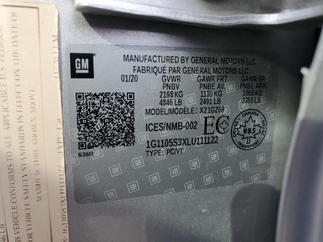 2020 CHEVROLET IMPALA #3285044386