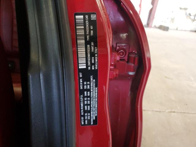 2017 ALFA ROMEO GIULIA TI ZARFAEEN6H7553298