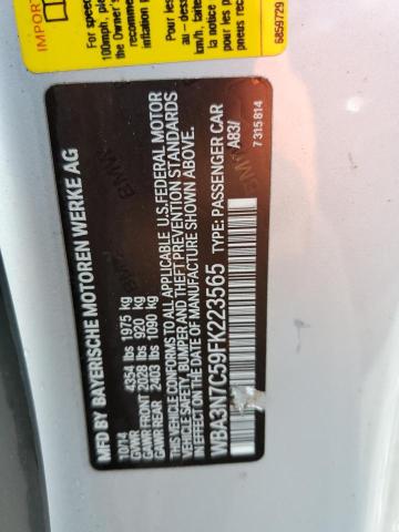 2015 BMW 428 I WBA3N7C59FK223565