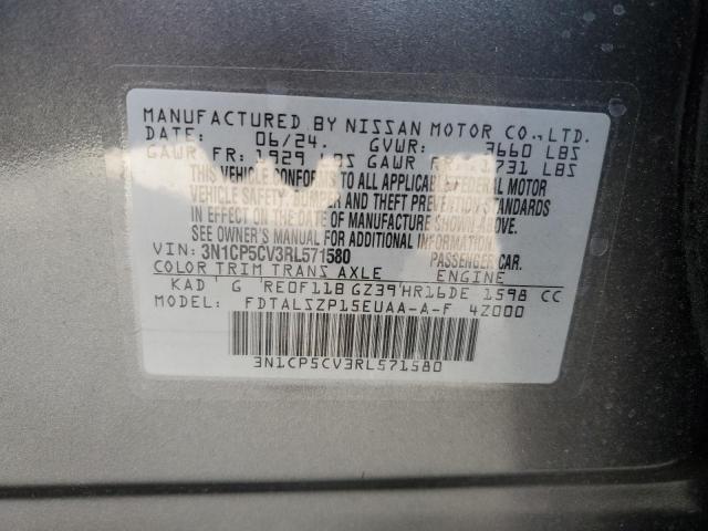 2024 NISSAN KICKS SV - 3N1CP5CV3RL571580