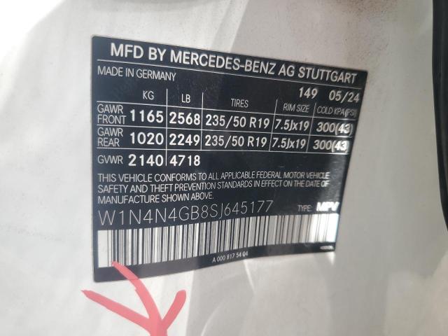 2025 MERCEDES-BENZ GLA 250 W1N4N4GB8SJ645177