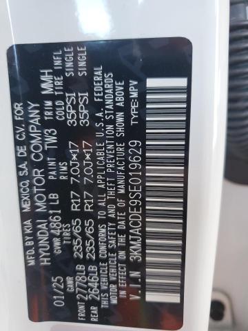 2025 HYUNDAI TUCSON SE 3KMJACDE9SE019629