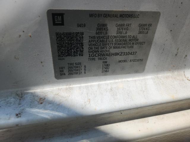 2019 CHEVROLET SILVERADO #3316651485