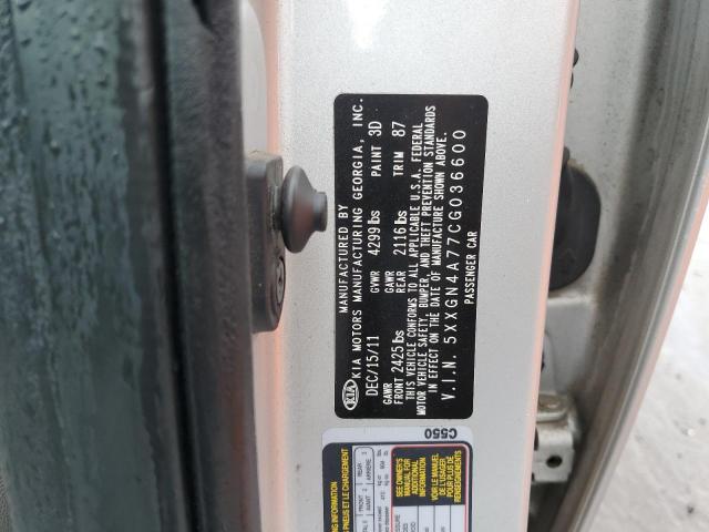 5XXGN4A77CG036600 2012 KIA OPTIMA