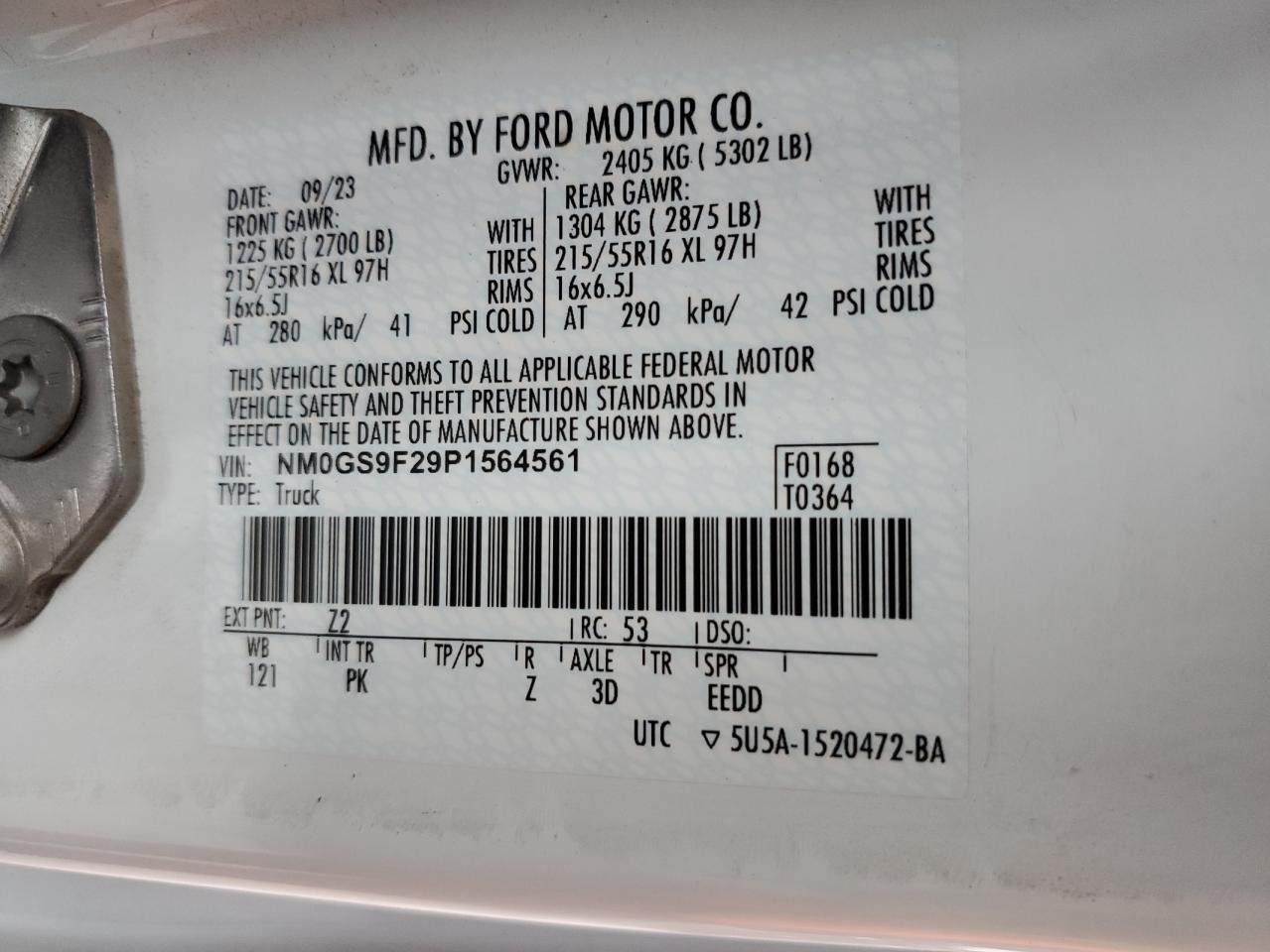 FORD TRANSIT CONNECT XLT