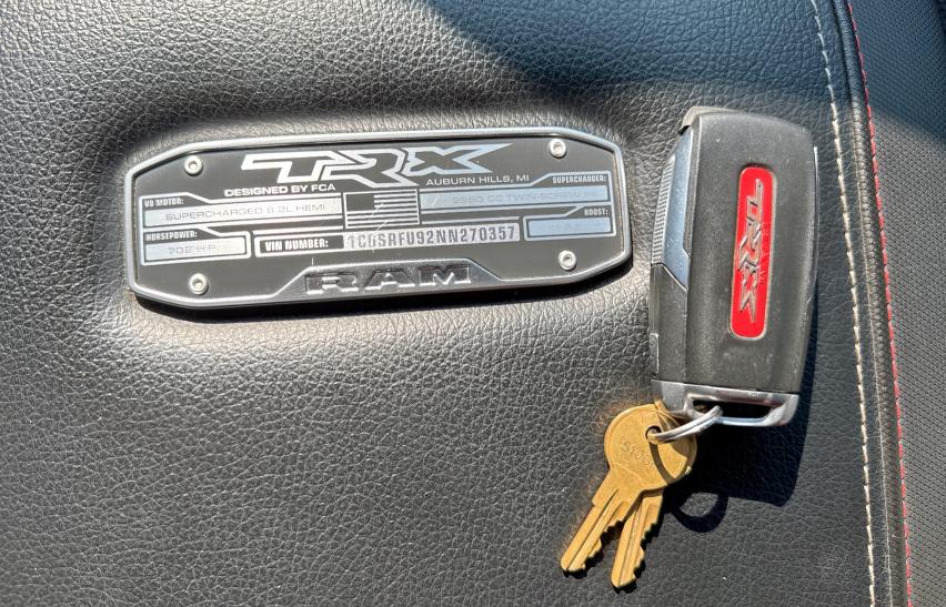 2022 RAM 1500 TRX 1C6SRFU92NN270357