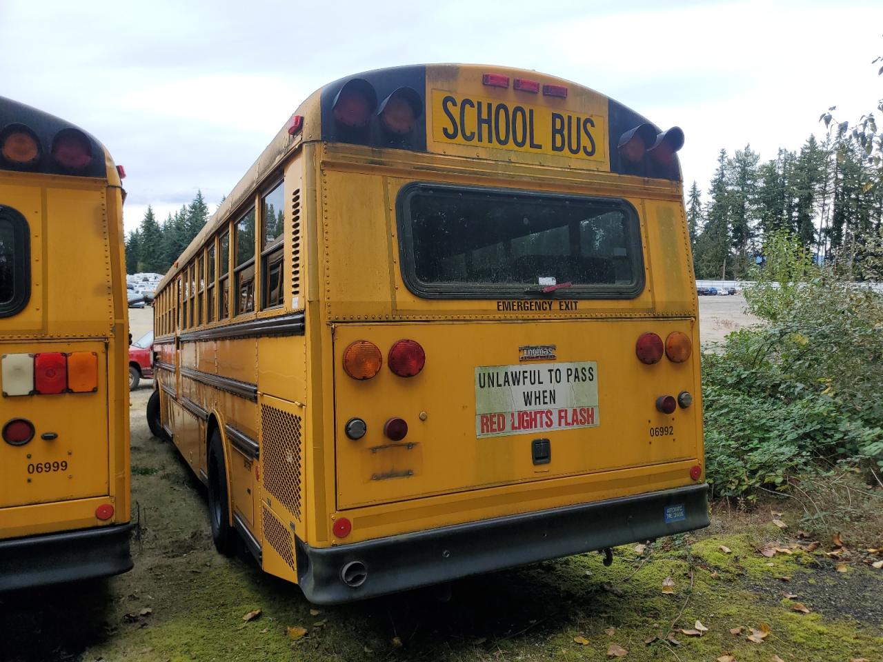 Lot #3256497677 2008 THOMAS SAF-T-LINER HDX