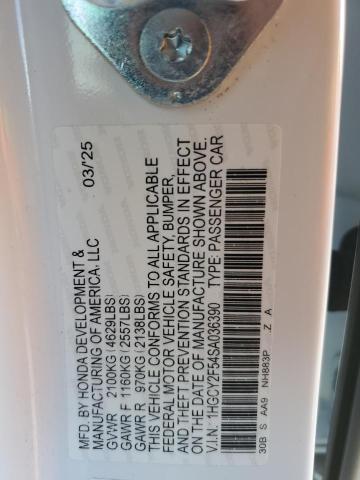 2025 HONDA ACCORD HYBRID SPORT 1HGCY2F54SA036390