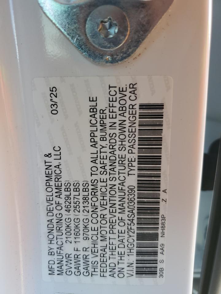 HONDA ACCORD HYBRID SPORT