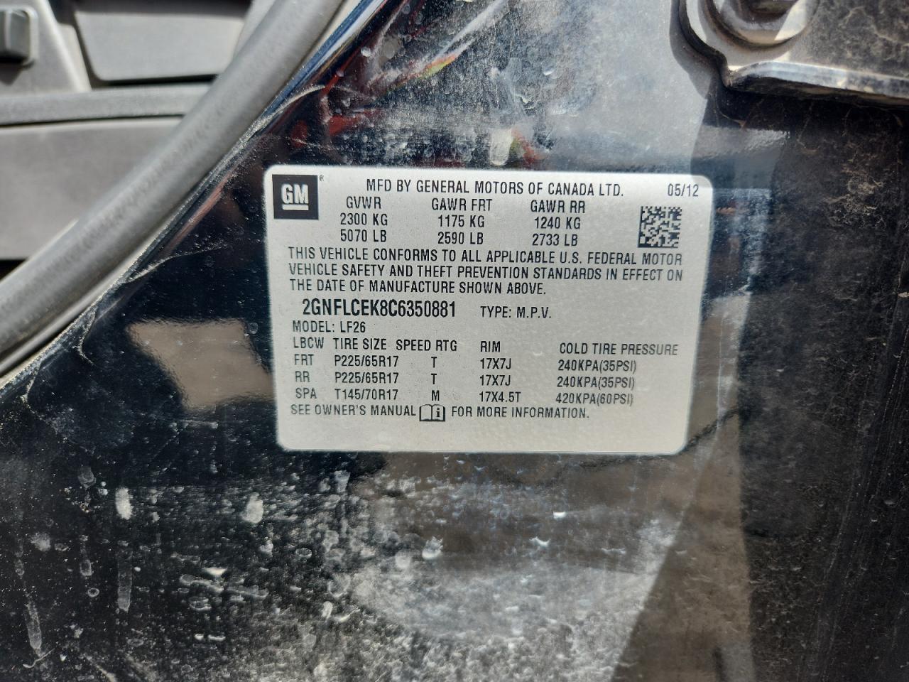 CHEVROLET EQUINOX LS