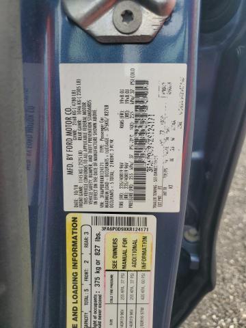 2019 FORD FUSION TIT - 3FA6P0D9XKR124171